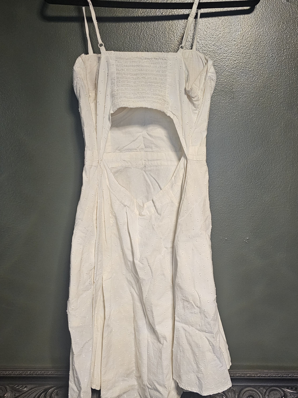 White Eyelet Spaghetti Strap Sundress- Jessica Simpson - Picture 2 of 4